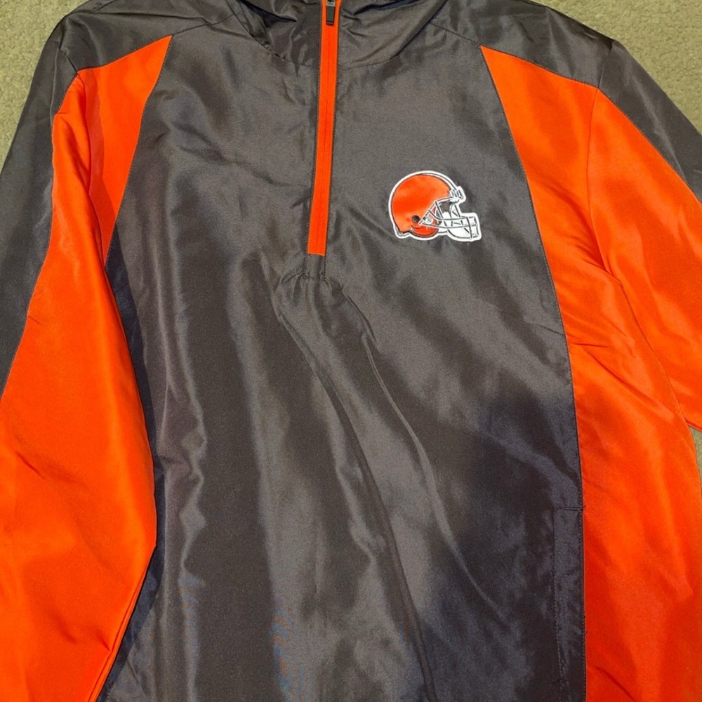 Men Black and Orange Jacket